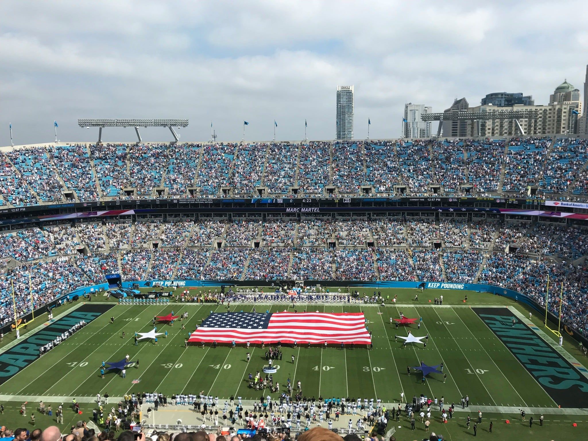 Carolina Panthers game at Bank of America Stadium