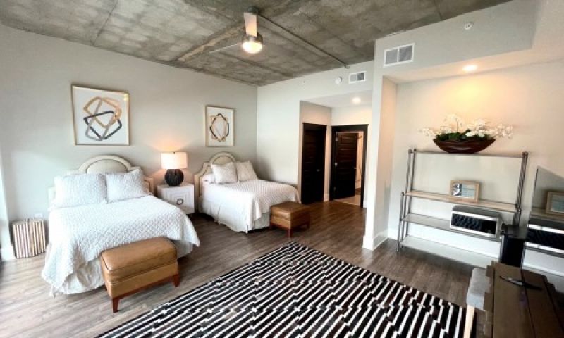 The Village at Commonwealth queen double guest suite