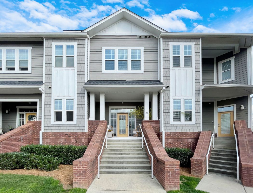 The Village at Commonwealth townhouse community exterior