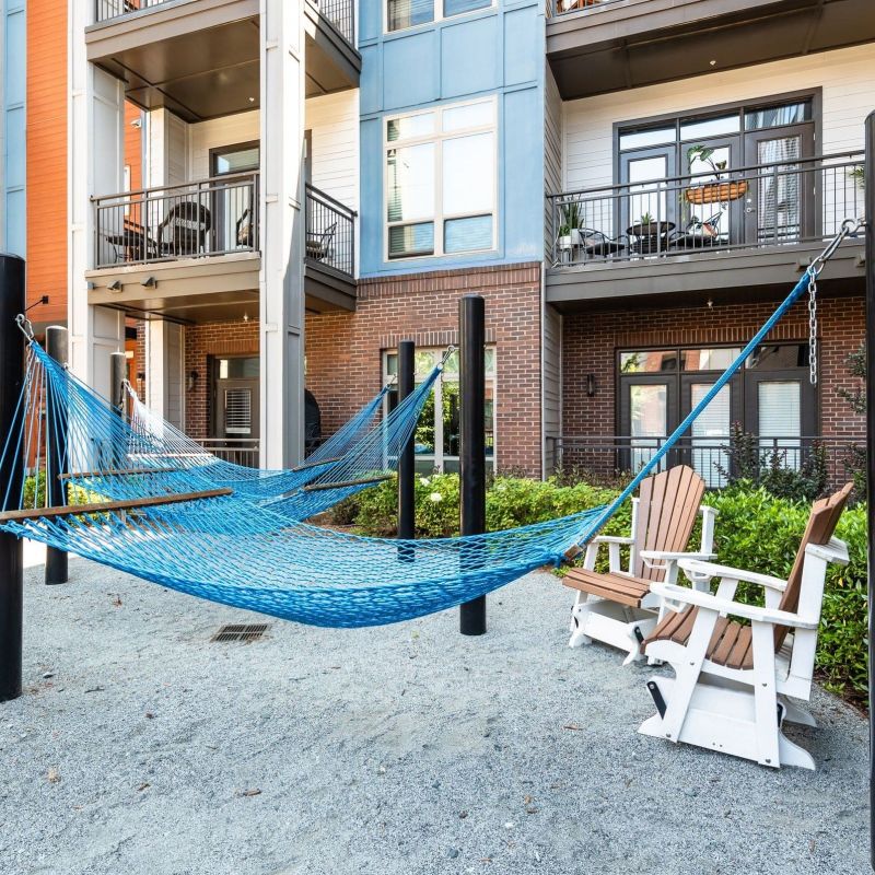 The Village at Commonwealth hammock lounge